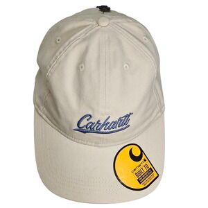 Carhartt Canvas Script Graphic Cap Womens Hat Beige One Size AH5247-W Adjustable